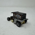 Vintage Hot Wheels 1976 T-Totaller Black Gold Hong Kong Diecast Truck Van