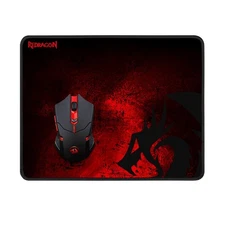 Redragon M601-WL-BA Wireless Gaming Mouse and Mouse Pad Combo, Ergonomic MMO 6 B