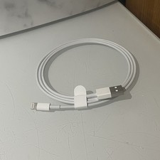 Image of Genuine New Official Apple charge cable Lightning to USB A, White, 1M - Original