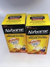 (2)Airborne Vitamin C 1000mg Chewable Tablets - 96 Count Exp: 02/26
