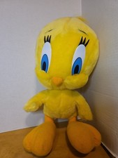 Looney Tunes Tweety Bird Large Stuffed Animal Plush 1997 Play by Play Vintage
