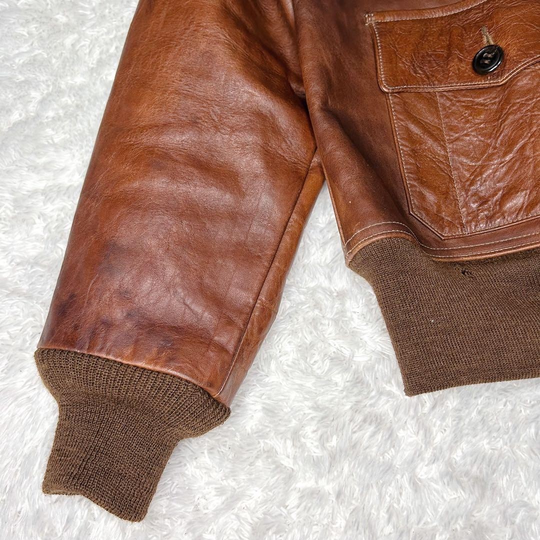 Buzz Ricksons Type A1 leather jacket vintage y2k - image 2