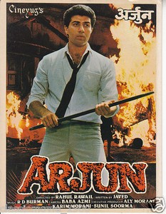 ARJUN-SUNNY-DEOL-DIMPLE-KAPADIA-PRESS-BOOK-BOLLYWOOD-R-D-BURMAN