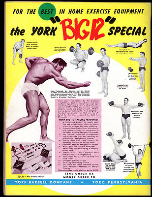 STRENGTH & HEALTH Jan 1956 MALE BODY BUILDING Photos VINTAGE