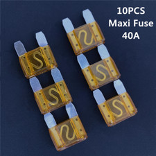 10PCS 40Amp MAXI Fuse Large Audio Blade Style Maximum Fuse For Automotive Boat