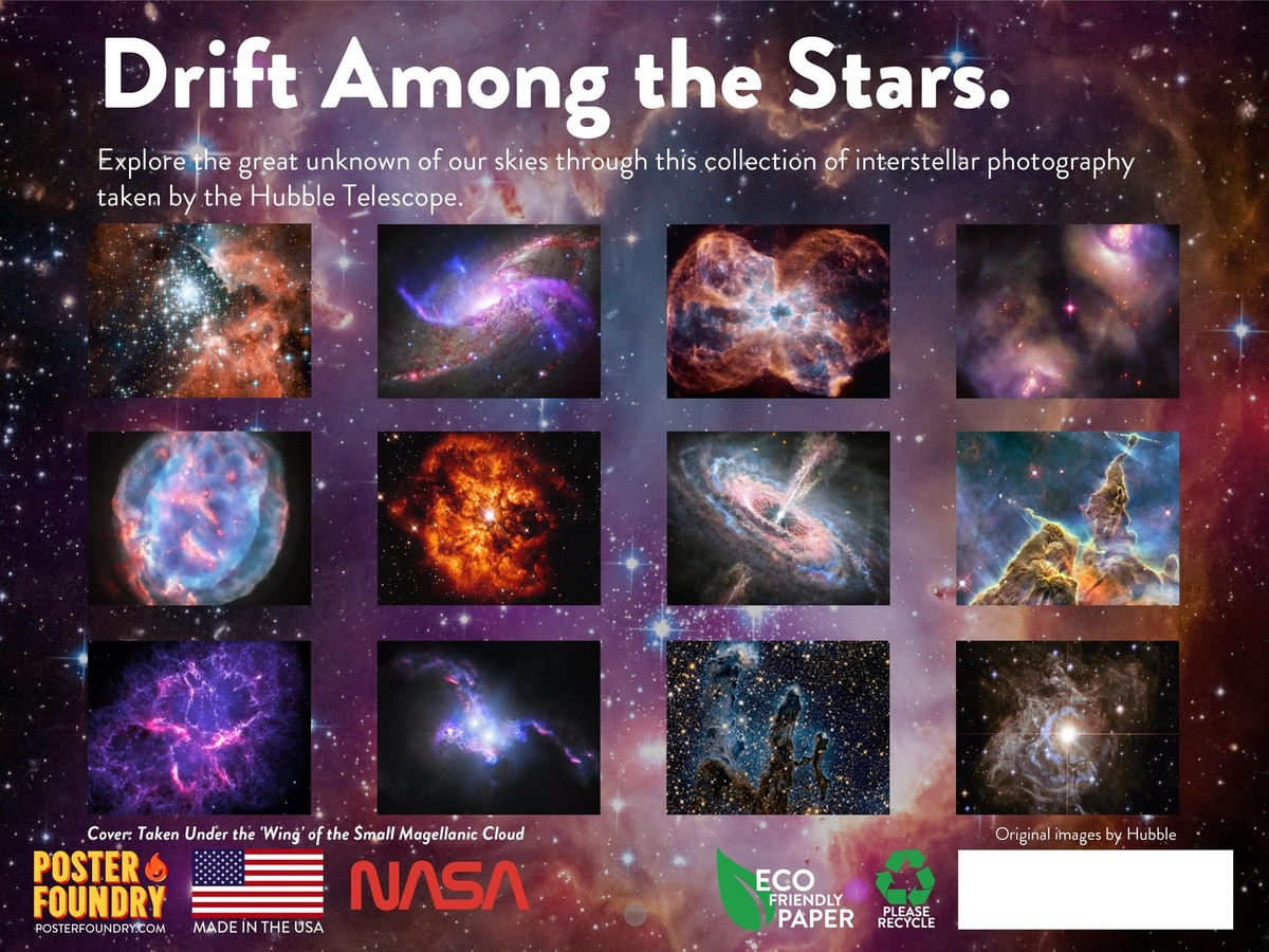 NASA Space 2023 Wall Calendar Astronomy Hubble Large 18 Month Monthly  Planner | eBay