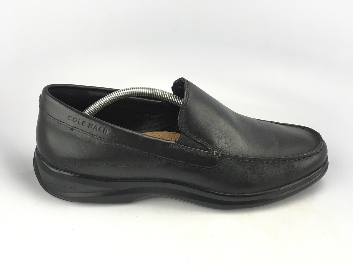 Cole Haan Men's Santa Barbara Twin Gore Loafer Black Leather Cole Haan Men's Santa Barbara Twin Gore Loafer Black Leather