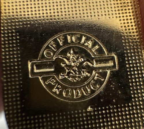 Budweiser Beer Pin, Enamel, Gold Tone, 1.5” Very Cool! Vintage Official Product - Foto 8 di 8
