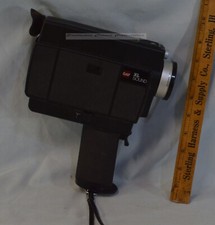 Great GAF XL Sound Super 8 Movie Camera w/Books, Case Untested Nice Parts Source