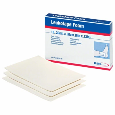 Leukotape Foam, Polstermaterial für Verbände, 30x20 cm, 10 Stück - Bild 1 von 2