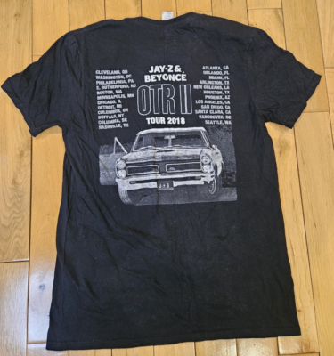 JAY-Z & BEYONCÉ On The Run OTR II Tour Graphic Concert Tee Adult T