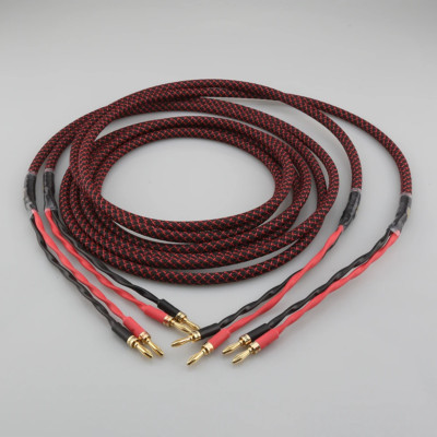 SP11 HIFI Speaker Cable Pair OFC Audio HI-FI high-end Amplifier Speaker Cable