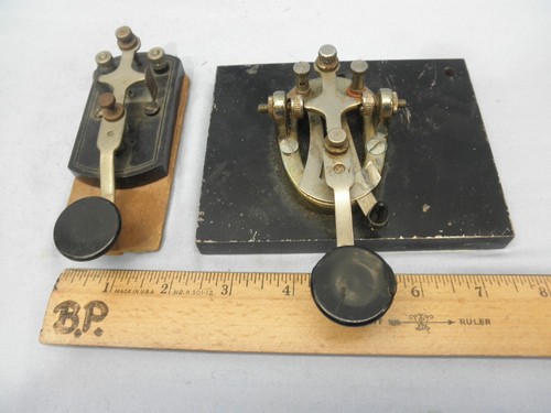 2 Vintage Telegraph Keys J38 and other -NR RADIOORPHANAGE - Zdjęcie 8 z 8