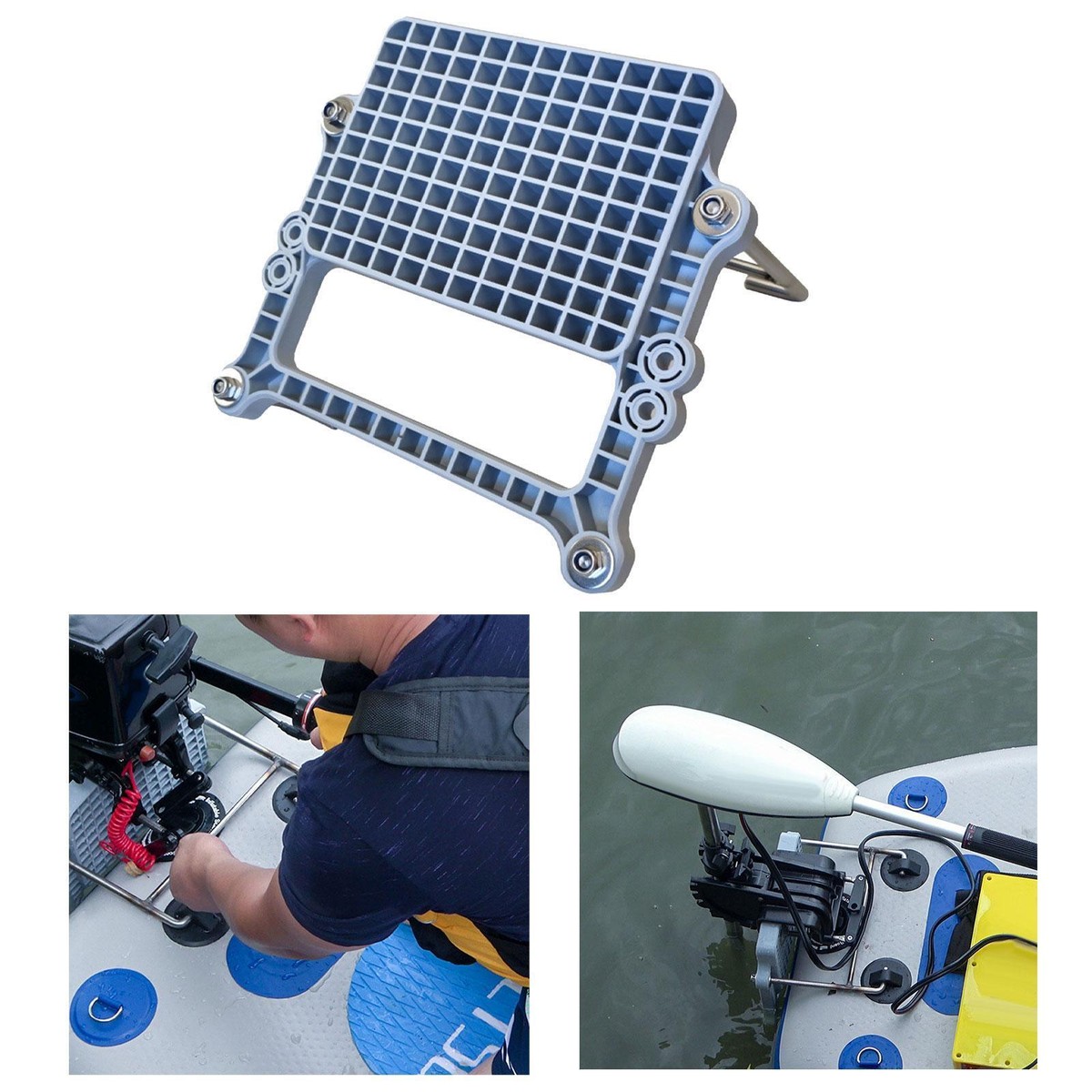 Keenso Boots Motorhalterung Für Schlauchboot & Kajak - PVC Motorhalter Bis 4 PS