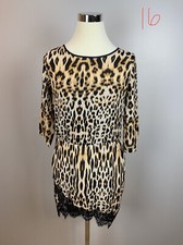 FXJC Cheetah Print Dress Size M