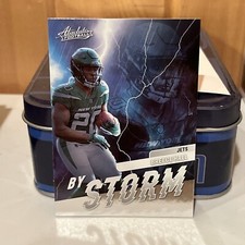 2022 Absolute By Storm Breece Hall BST-13 New York Jets Football Card 1H