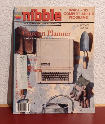 Nibble Magazine For Apple Enthusiasts March 1987 Vol 8 No 3 II Computers Program