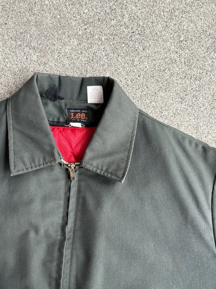 Vintage 1970s Lee Full Zip Jacket Talon zipper Removable Liner — 第 2/4 张图片
