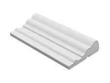 ELHARE Stuckleisten Fassadenprofil Außen Haus Gesims Stuckprofile Dekor L12PB