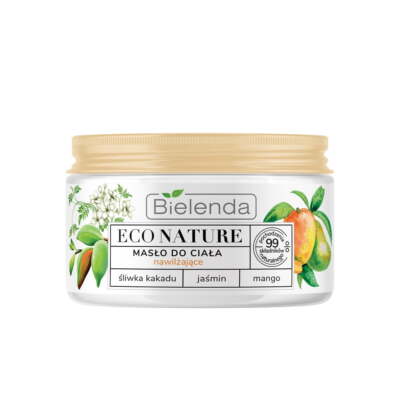 5902169042608 Bielenda Eco Nature masło do ciała nawilżające Śliwka Kakadu  Jaśm