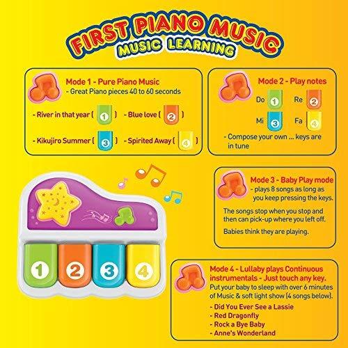 WEofferwhatYOUwant Baby Piano – Portable Musical Toy for Infants & Toddlers –... - Picture 4 of 8
