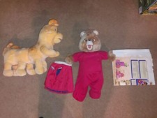 Grubby 1985 Teddy Ruxpin Talking Pet World of Wonders WOW Lot