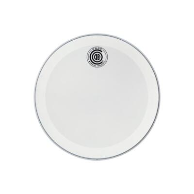 Code Signal White Bass Drumhead 24''