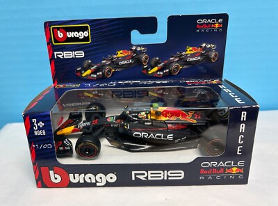 Burago 1/43 Scale RBI9 Oracle Red Bull Racing #11 Sergio Perez