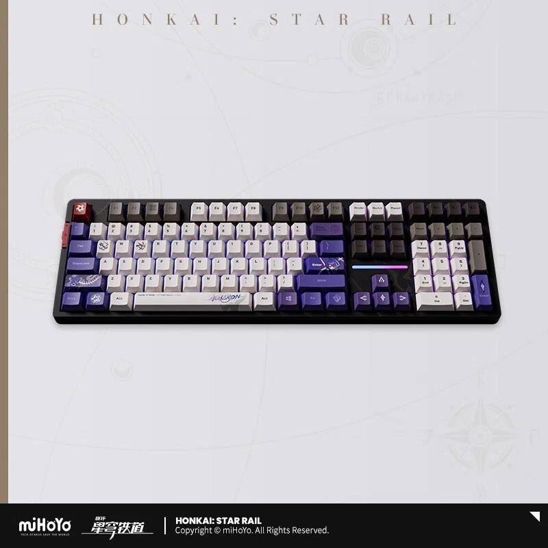 Official Honkai: Star Rail Acheron RGB Mechanical Keyboards Raiden Bosenmori Mei - Image 2 of 4