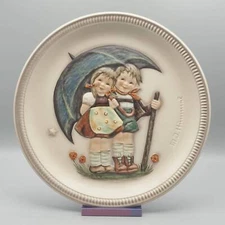 Hummel Anniversary Plate Set 1975, 1980, 1985 With Original Boxes-kz5w