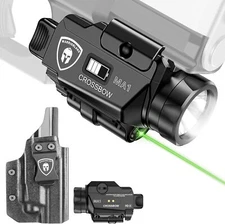 Universal Light Beam Combo with G21 IWB Holster, Green Beam & LED Tactical Light