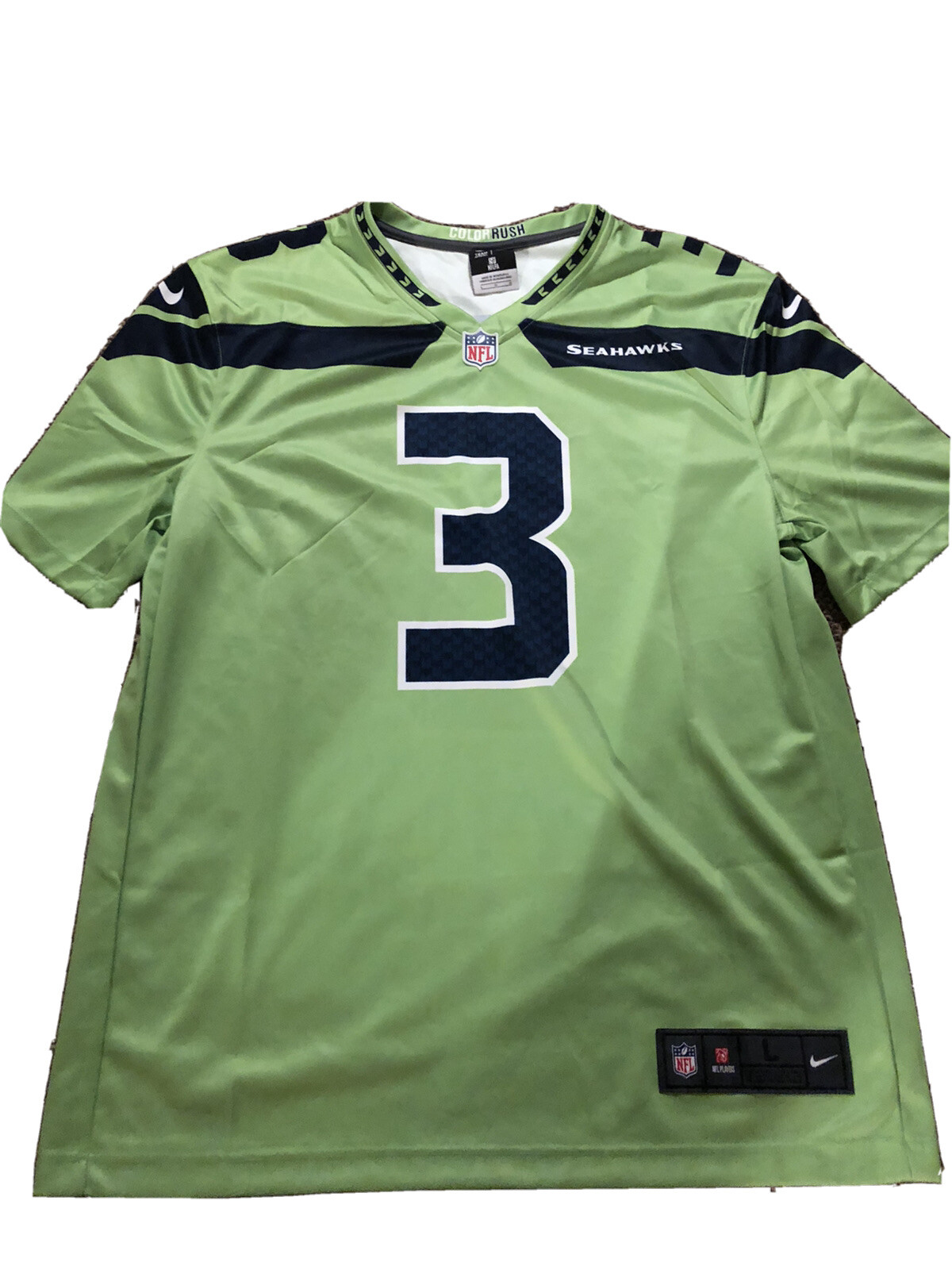 russell wilson jersey green