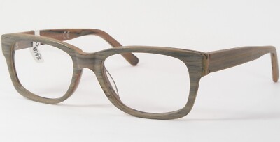 Valmassoi VL-257 Vollrand Brillen Gestell Light Brown w/ Green Tint 53-19-145mm