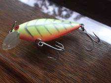 Hard To Find Older Bomber Speed Shad B03 3" DFY Dull Fluorescent Yellow