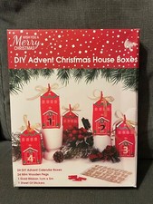 diy advent  calendar , Christmas house boxes craft set brabd new