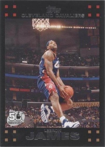 2007 Bowman Chrome #23 LeBron James Gold Refractor /99 PSA 9 MINT