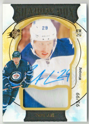 PATRICK LAINE 2016-17 SPx GOLD PREMIUM MATERIAL AUTO SHADOW BOX RC #/99 MONTREAL