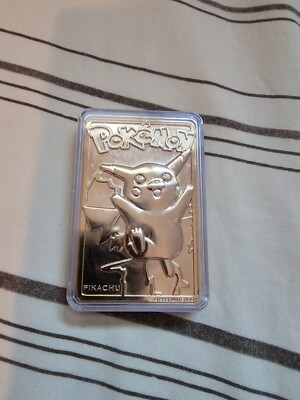 Pokemon Pikachu Vintage 23k Gold Plated Trading Card 1999 Nintendo | eBay