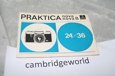 PRAKTICA NOVA B SLR CAMERA INSTRUCTION MANUAL GUIDE BOOK NEW ORIGINAL GENUINE