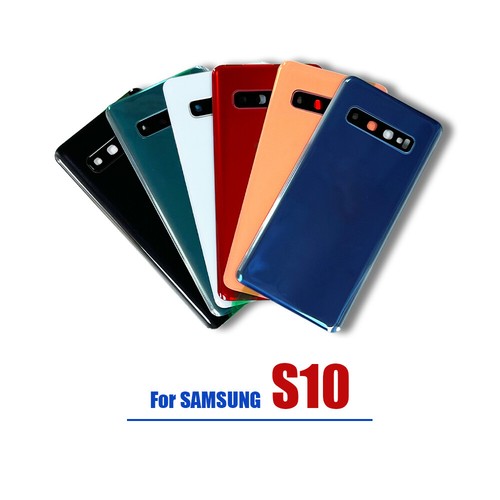 Back Cover For Samsung Galaxy S10 Battery Glass Rear Cover With Camera Lens FS - Zdjęcie 2 z 11