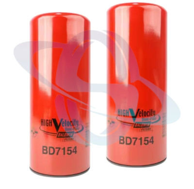 BD7154 Baldwin High Velocity Dual-Flow Spin-On Lube Filter for Cummins ( 2 Pack)