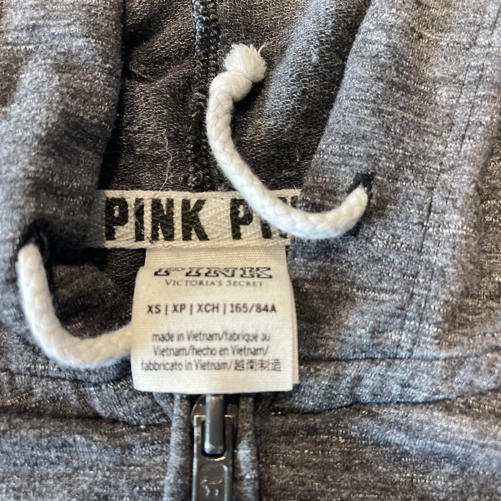 UNDERCOVER felpa con cappuccio rosa victoria secret xs