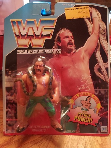1990 Hasbro WWF WWE Jake The Snake Roberts Action ...