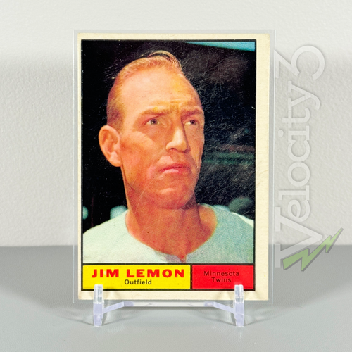1961 Topps Vintage Baseball Card: JIM LEMON #450 | Minnesota Twins - Foto 1 di 2