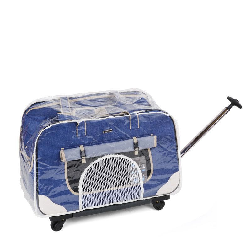 Cat Dog Pet Carrier Stroller Travel Cart Rainproof Dustproof