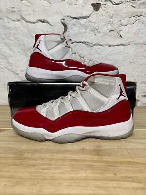 Air Jordan 11 Retro 'Cherry' Men's Size 10 Pre-owned Sneakers