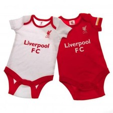 Liverpool Baby Kit Vest / body suit 2 Pack Home & Away LFC Romper 12-18 Months