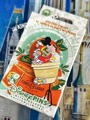 2024 Disney Parks Epcot Flower & Garden Pot Plant Mystery Box Pin Timothy Mouse