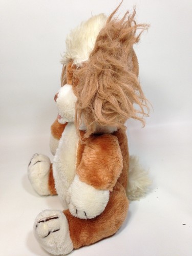 Vintage Mighty Star Plush Sitting Puppy Dog Brown Stuffed Animal 10" Korea #4514 - Picture 7 of 11