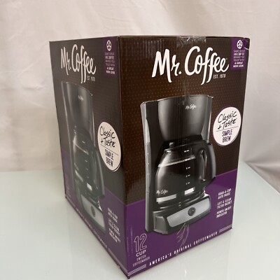 Mr. Coffee 5 Cup 6perks Coffeemaker - Black Programmable Simple